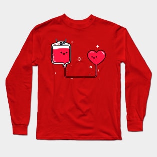 Donate Blood, Save Lives Long Sleeve T-Shirt